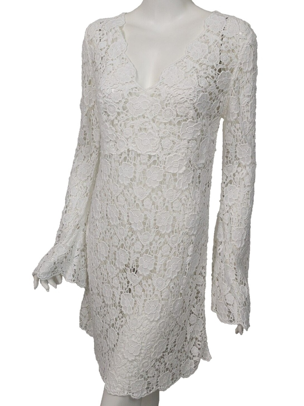 🪷DVF🪷FLORAL CROCHET LACE MINI🪷NWOT🪷